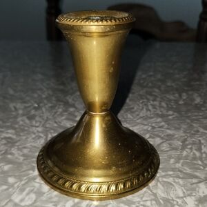 Vintage Gold Candle Holder
